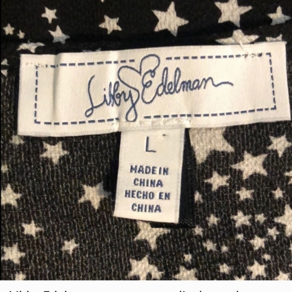 Libby Edelman Star Pattern Split Sleeve Dress - image 7